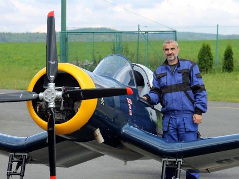 Ladislav Galetka a jeho Korzr (Foto: Zlin.cz)