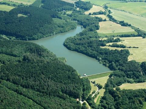 Vodní nádrž Bojkovice (Foto: Povodí Moravy) Vodní nádrž Bojkovice (Foto: Povodí Moravy)